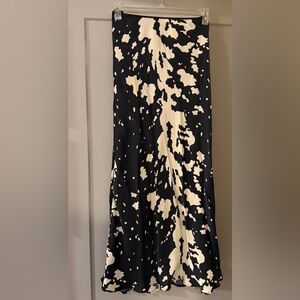 Conditions Apply Black and White Patterned Skirt